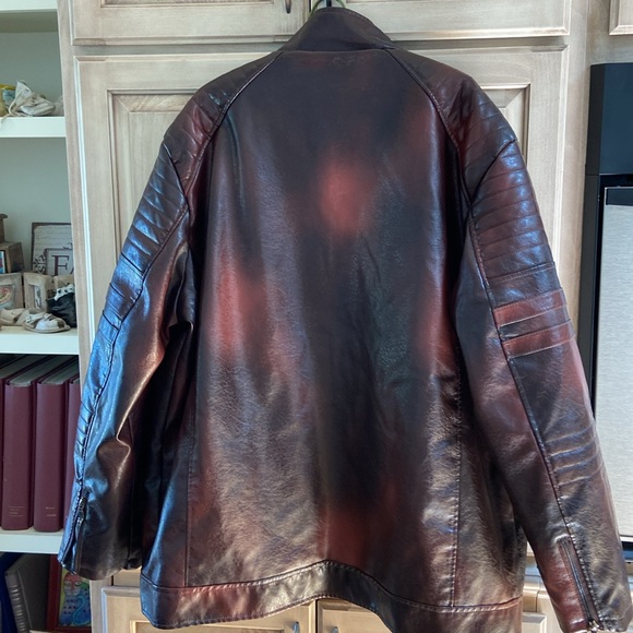 J.Hudu mens coat sz 4XL nwt red - Picture 8 of 9